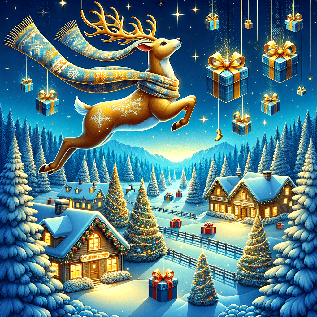 Golden Reindeer Magic
